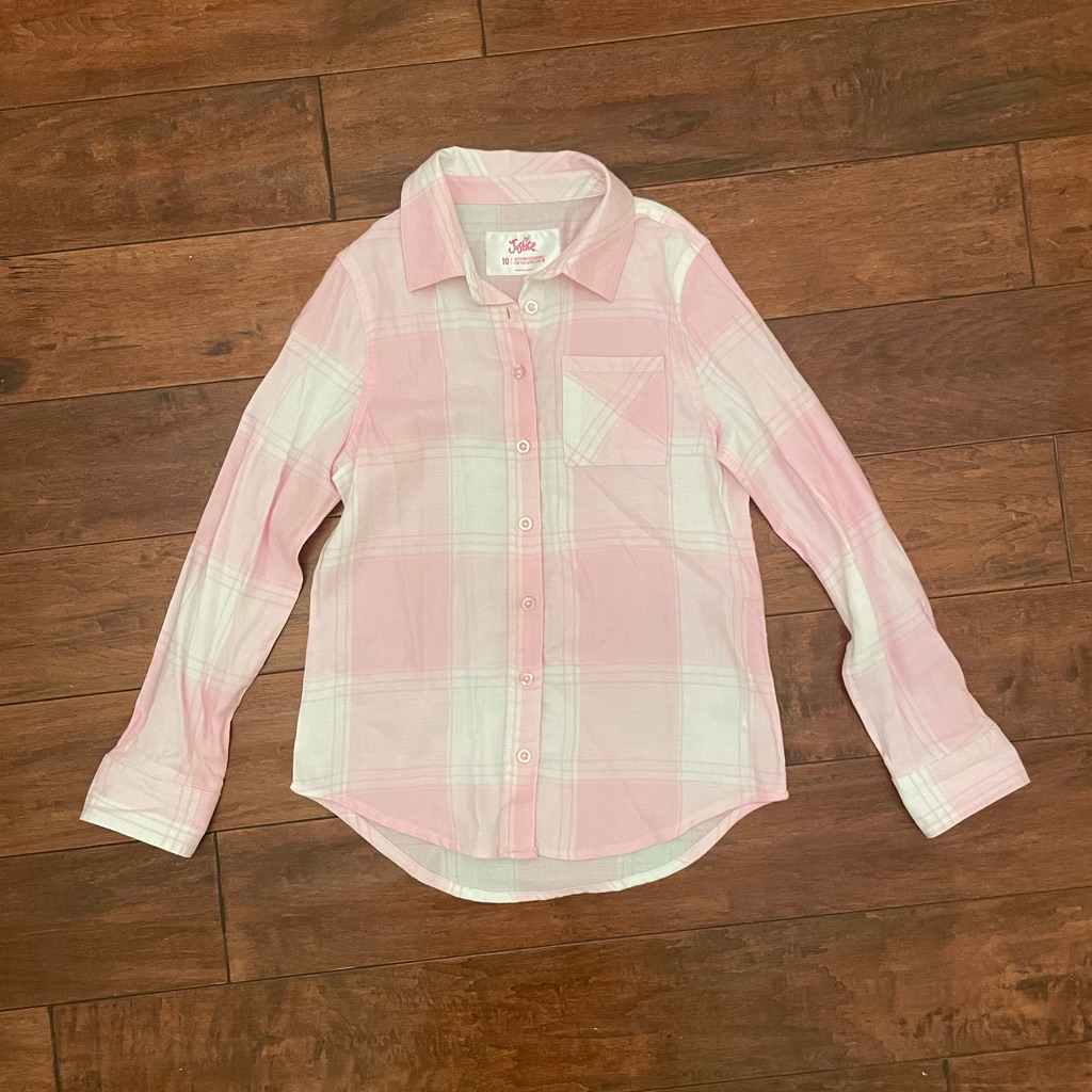 Justice Pink Shirt Size I0